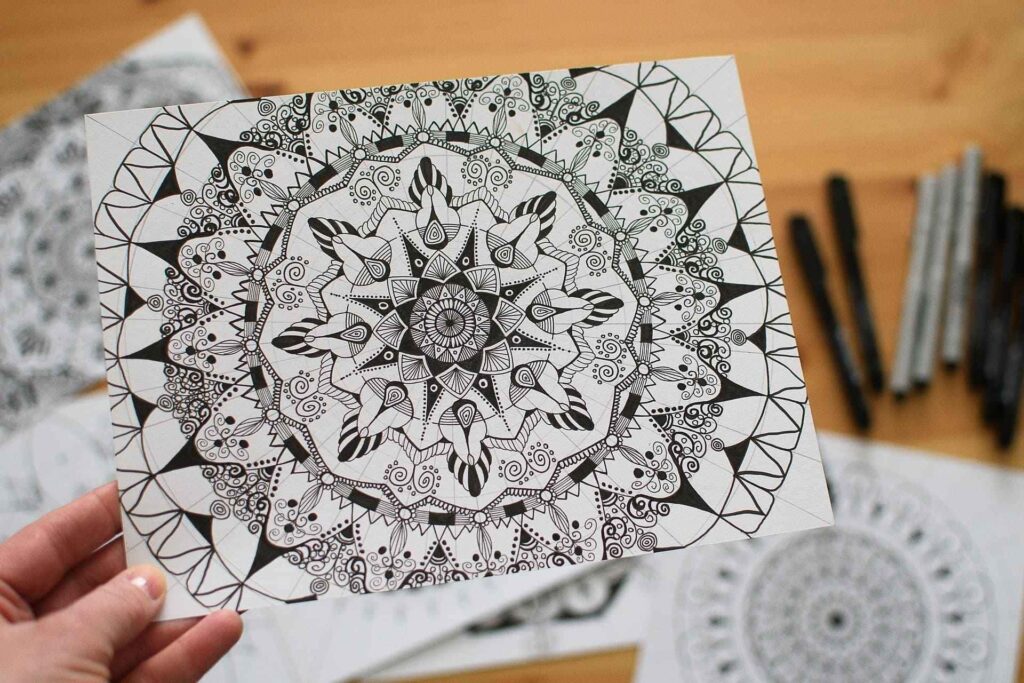 Zentangle y Beneficio Emocional